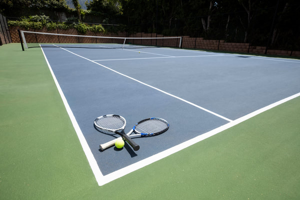 A client of ours wanted a tennis court installed on their property. We chose concrete as the base for the court.